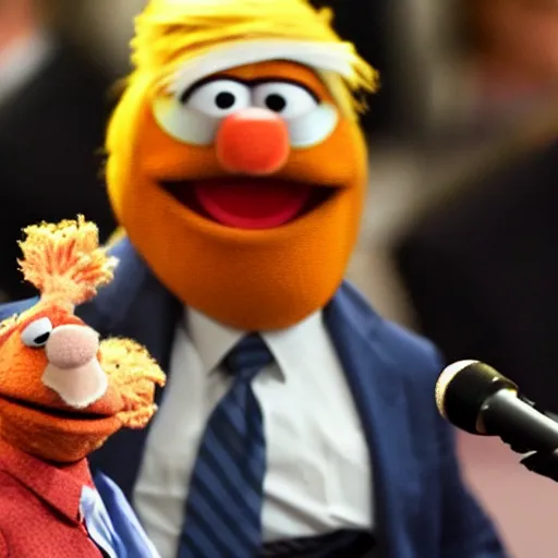 Muppet Donald Trump | Stable Diffusion | OpenArt