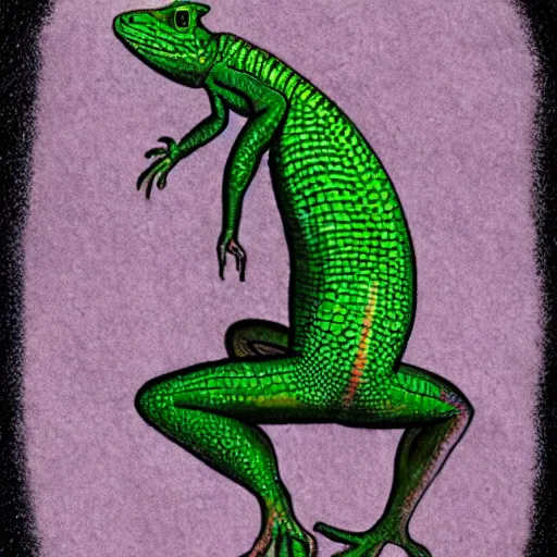 Image similar to a lizard - person, scales