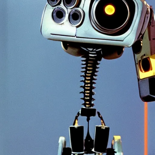 Prompt: short circuit johnny 5