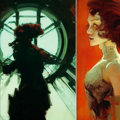 Prompt: ncis, intricate, elegant, highly detailed, greg manchess, mucha, liepke, ruan jia, jeffrey catherine jones, ridley scott