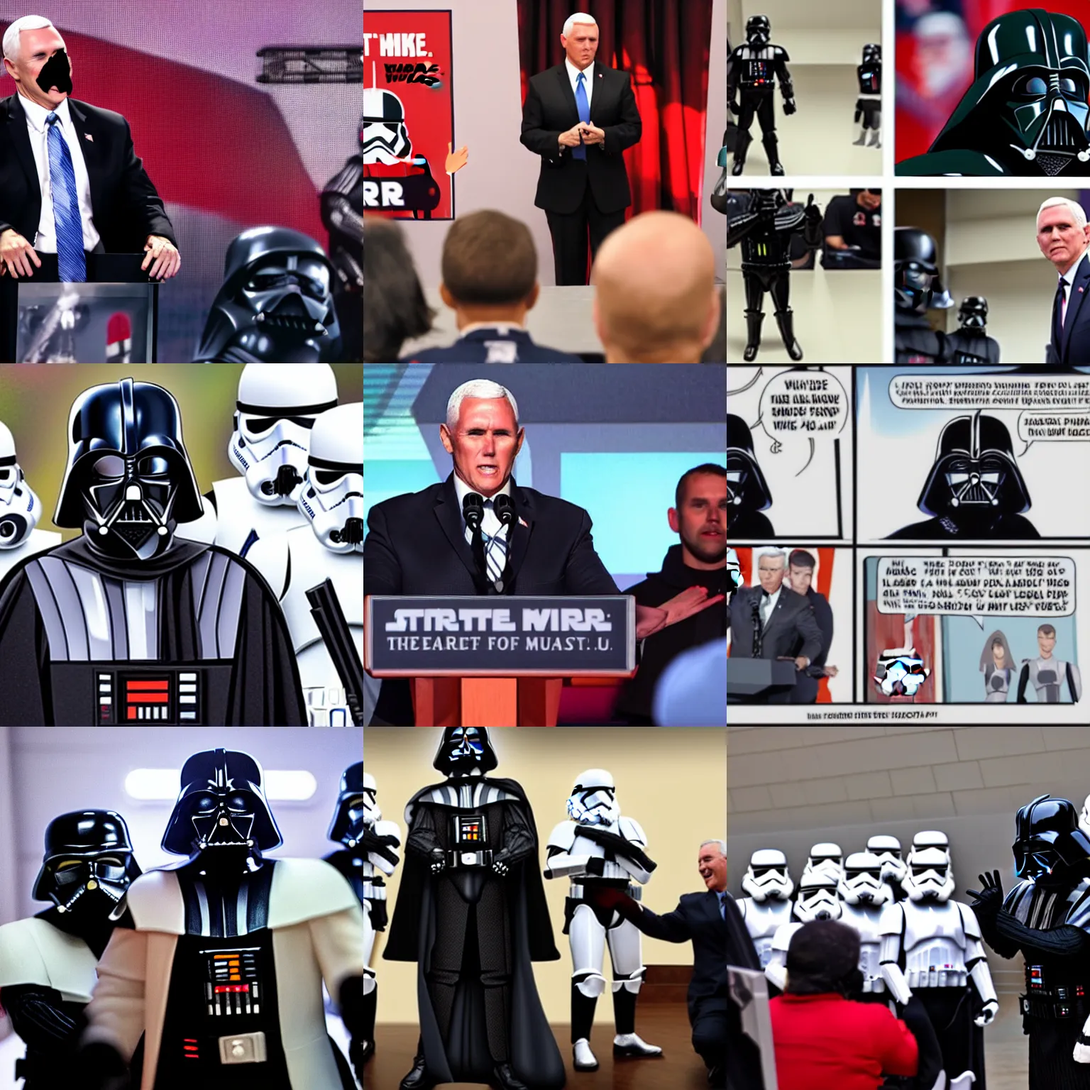 Darth Vader Looks Like Mike Pence Stable Diffusion Openart