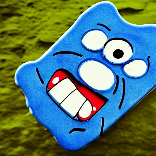 Image similar to blue spongebob