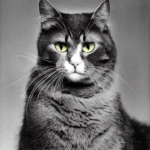 Prompt: a photo of a cat taken by annie leibovitz