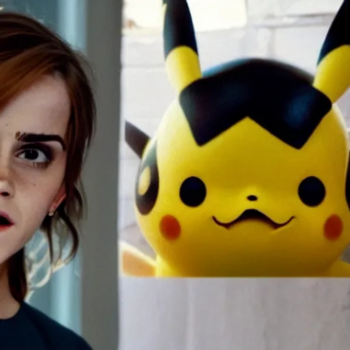 Image similar to photo of emma watson as pikachu