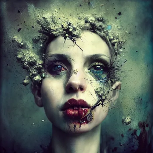 Image similar to by brooke shaden and alberto seveso and eve ventrue and john salminen and tim okamura, trending on artstation hq, deviantart, pinterest, 4 k uhd image