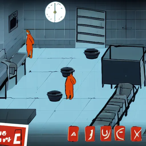 Image similar to Screenshot of The Silent Age, a point and click adventure game, developed by Danish indie game studio House on Fire, and released for iOS and Windows. The game's story focuses on a janitor who is plunged into a task of saving humanity from an apocalyptic event by using time travel, discovering the future that will come about if the event is not prevented.