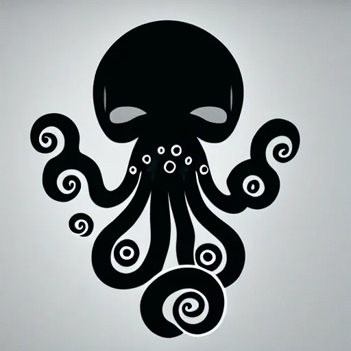 Image similar to cyborg octopus but minimalistic corporative art, trending on artstation, minimalism