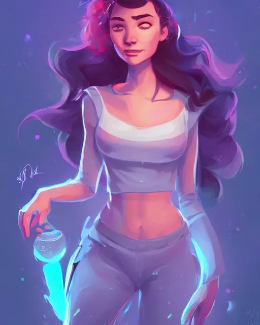 Prompt: a portrait of a beautiful full body Stella Maeve magic, art by lois van baarle and loish and ross tran and rossdraws and sam yang and samdoesarts and artgerm, digital art, highly detailed, intricate, sharp focus, Trending on Artstation HQ, deviantart, unreal engine 5, 4K UHD image