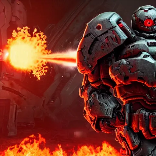 Prompt: The Doom Slayer