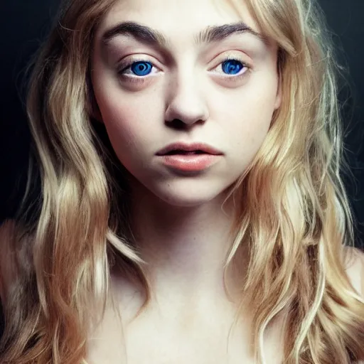 Image similar to a masterpiece portrait photo of a beautiful young woman who looks like a imogen poots, symmetrical face, random background scene