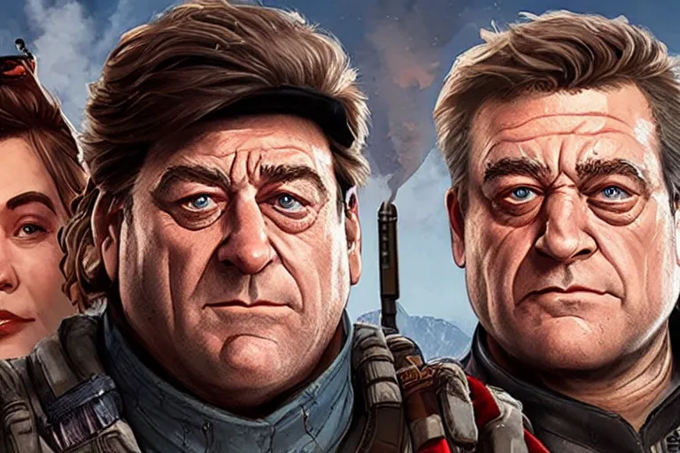 Image similar to john goodman in apex legends