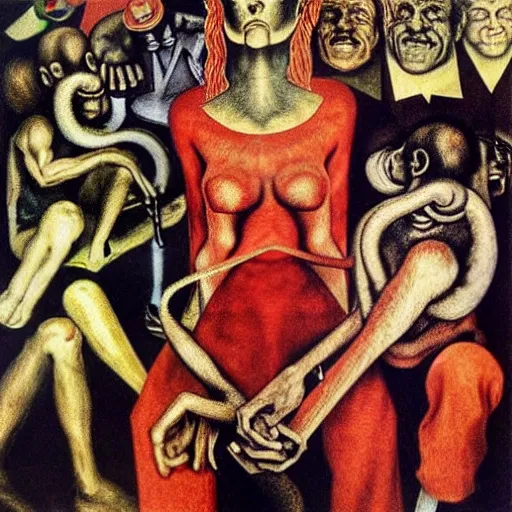 Image similar to critical race theory by otto dix, hyperrealistic, masterpiece, aesthetic