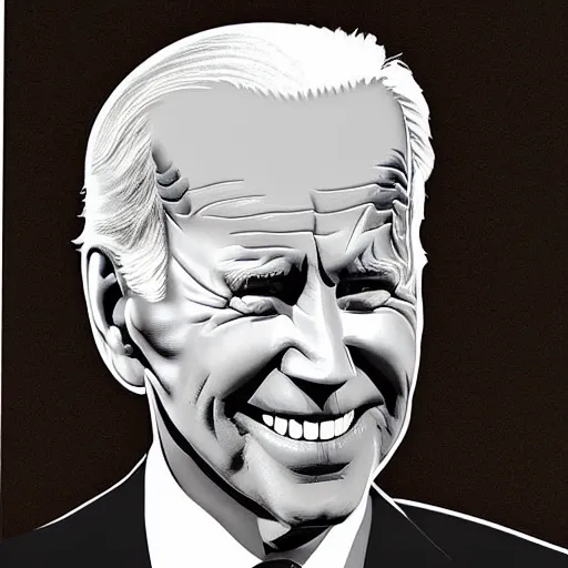 Image similar to demonic joe biden portrait, realistic photograph, award - winning