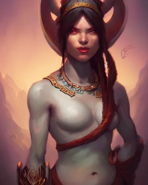 Image similar to Ovlin :: Monk, pretty, beautiful, DnD character art portrait, matte fantasy painting, DeviantArt Artstation, by Jason Felix by Steve Argyle by Tyler Jacobson by Peter Mohrbacher, cinematic lighting