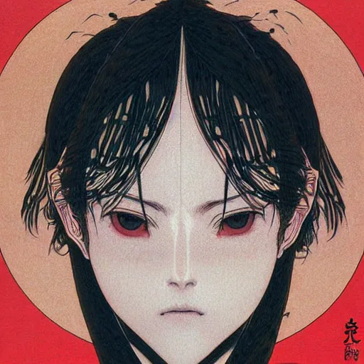 Image similar to prompt : portrait of muse soft light painted by takato yamamoto, inspired by ghost in shell anime, smooth face feature, intricate oil painting, high detail, sharp high detail, manga and anime