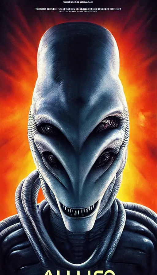 Image similar to exquisite alien poster art by weta studio, 8 k, denoised