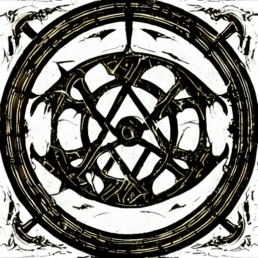 Image similar to planescape art style sigil wallpaper