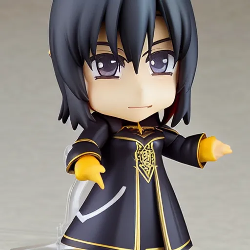 Prompt: wizard, nendoroid, figurine, detailed product photo