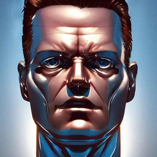 Image similar to face icon stylized minimalist t - 1 0 0 0, loftis, cory behance hd by jesper ejsing, by rhads, makoto shinkai and lois van baarle, ilya kuvshinov, rossdraws global illumination