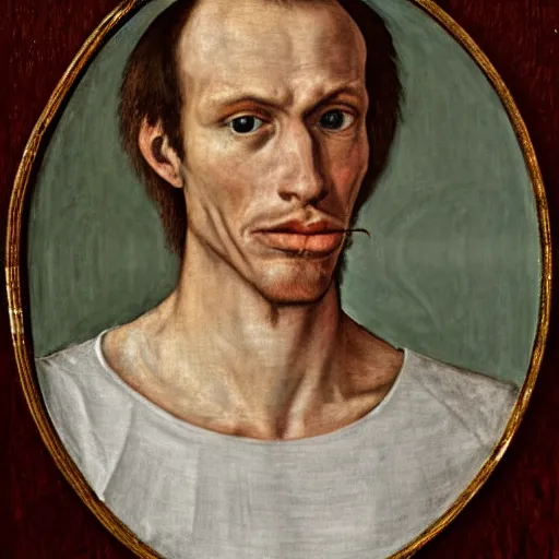 Image similar to A 16th century mannerism painting of Jerma985, portrait of Jerma985, grainy, realistic, very realistic, hyperrealistic, highly detailed, very detailed, extremely detailed, very neat, very epic, very cool, detailed, trending on artstation