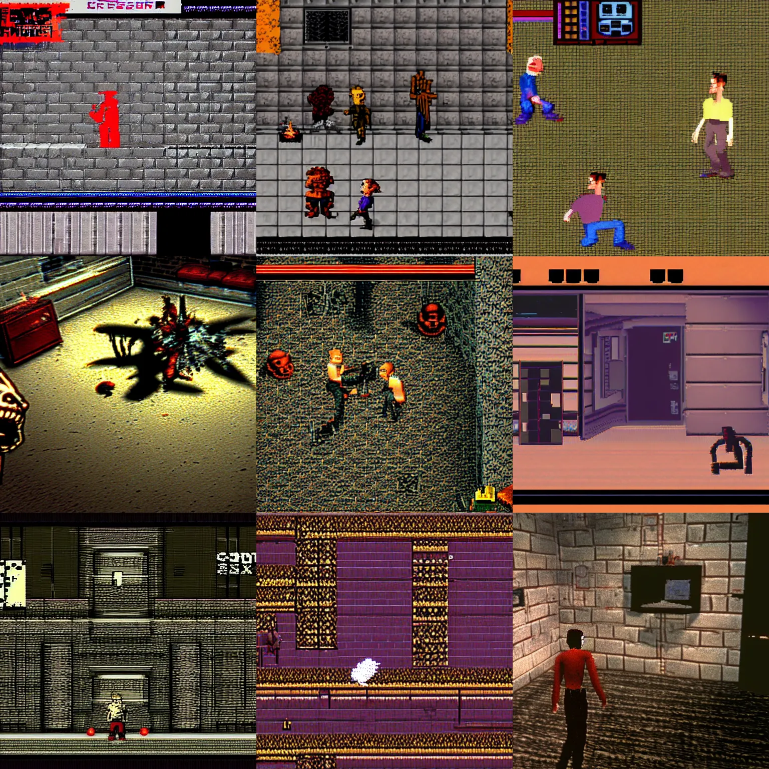 shadowrun, snes game, Stable Diffusion