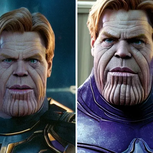 Prompt: thanos in a movie home alone 4k