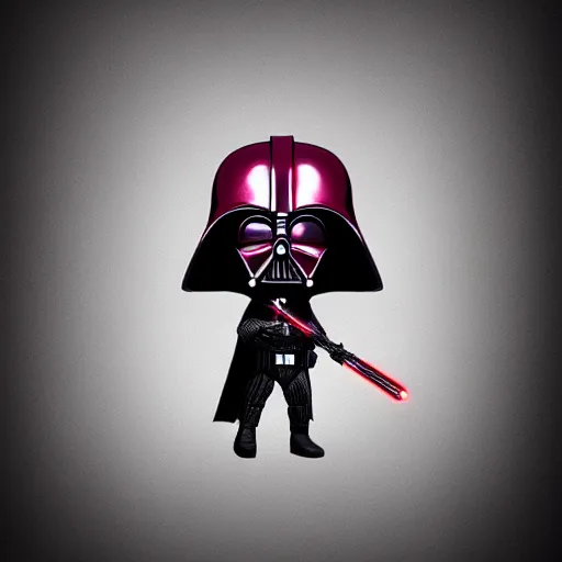 Prompt: chibi darth vader, digital art, hyper detailed, high definition