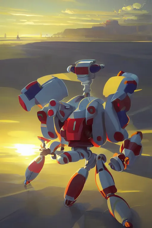 Image similar to metabots medabots medarotto medarot robot minimalist comics, behance hd by jesper ejsing, by rhads, makoto shinkai and lois van baarle, ilya kuvshinov, rossdraws global illumination ray tracing hdr radiating a glowing aura