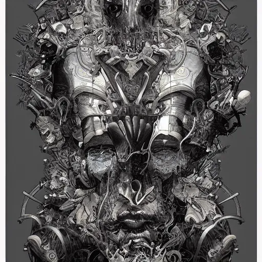 Prompt: god king 3 7, an ultrafine detailed painting by james jean, behance contest winner, vanitas, angular, altermodern