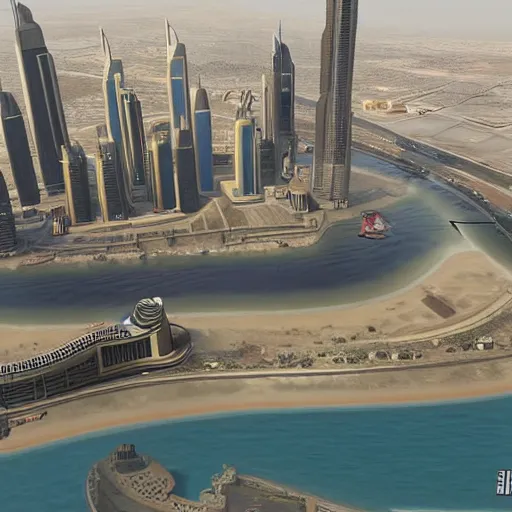 Image similar to gta : dubai, alternative reality