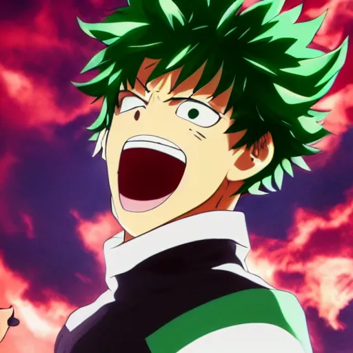 Image similar to 4k photo of Izuku Midoriya