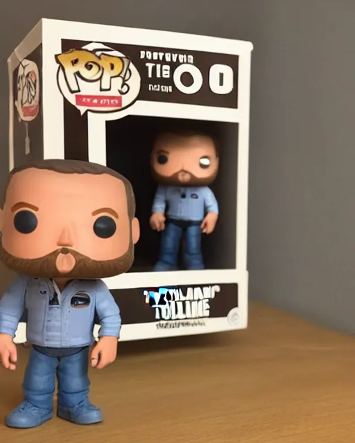 Image similar to A Tim the Toolman Taylor Funko Pop. Photographic, photography