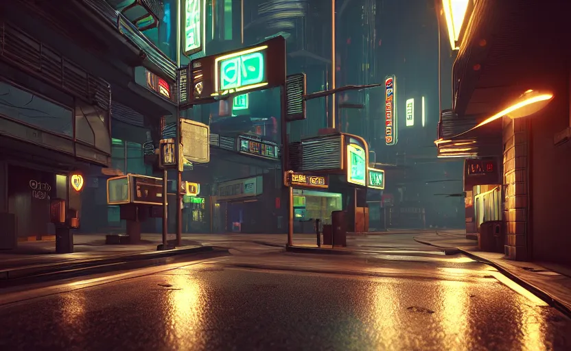 Image similar to photorealistic cyberpunk streets at night. light fixtures. 8K. detailed. photorealism. artstation. 25mm f/1.7 ASPH Lens. ultra realistic