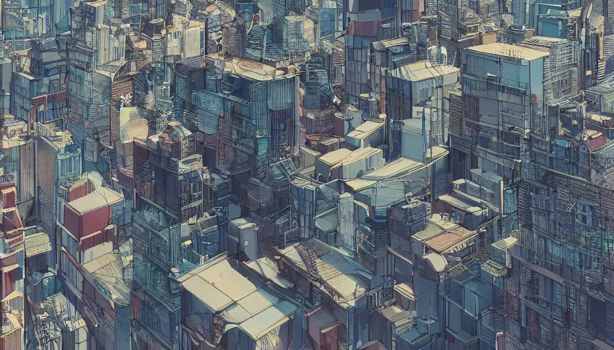 Image similar to Cat admiring Tokyo from the roof of a building, hyperdetailed, artstation, cgsociety, 8k