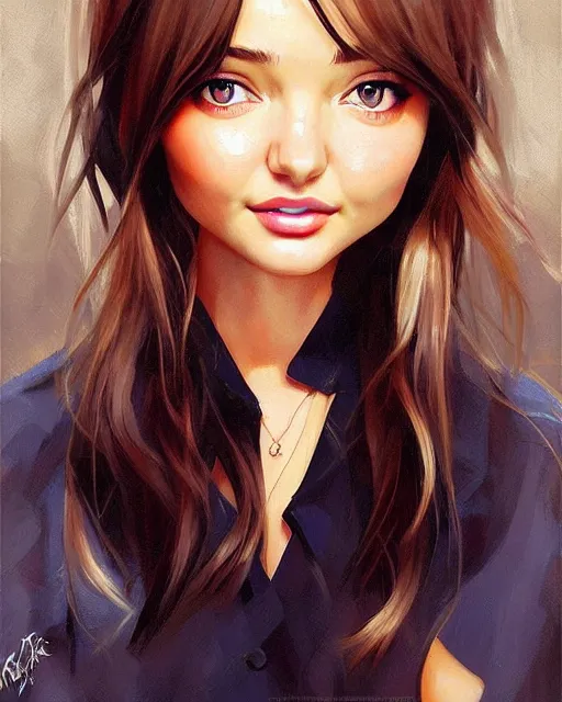 Prompt: portrait of Miranda Kerr as Anime girl cute-fine-face, full body! pretty face, realistic shaded Perfect face, fine details. Anime. realistic shaded lighting by Ilya Kuvshinov Giuseppe Dangelico Pino and Michael Garmash and Rob Rey