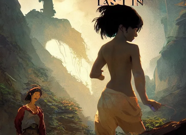 Image similar to poster for an animation film called the last asian slave woman, 8 k, hd, art by craig mullins