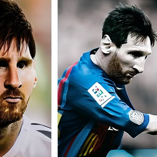 Prompt: photography of Lionel Messi, cinematic, award winning photography by Leonardo Espina