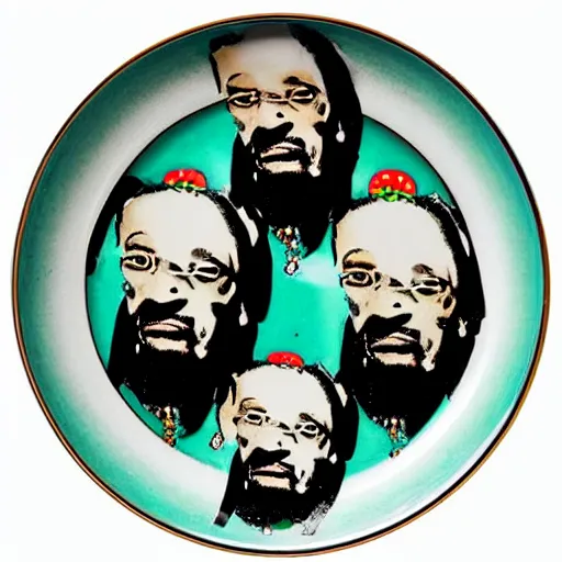 Image similar to snoop dogg china plate