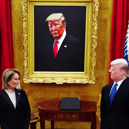 Image similar to Portrait of the current US President