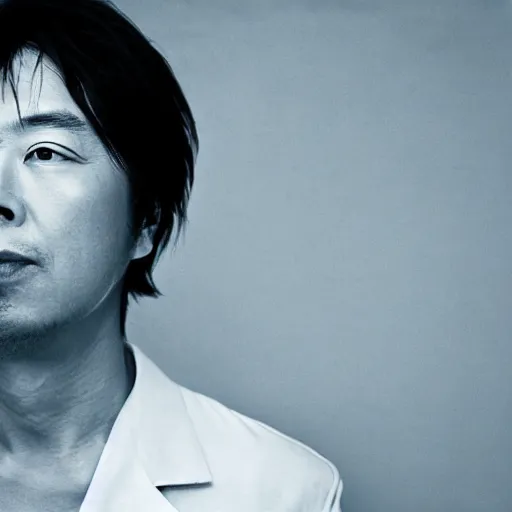 Prompt: award-winning picture of Sho Sakurai taken by Annie Leibovitz