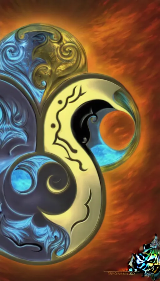 Image similar to Abstract representation of ying Yang concept, from WOW