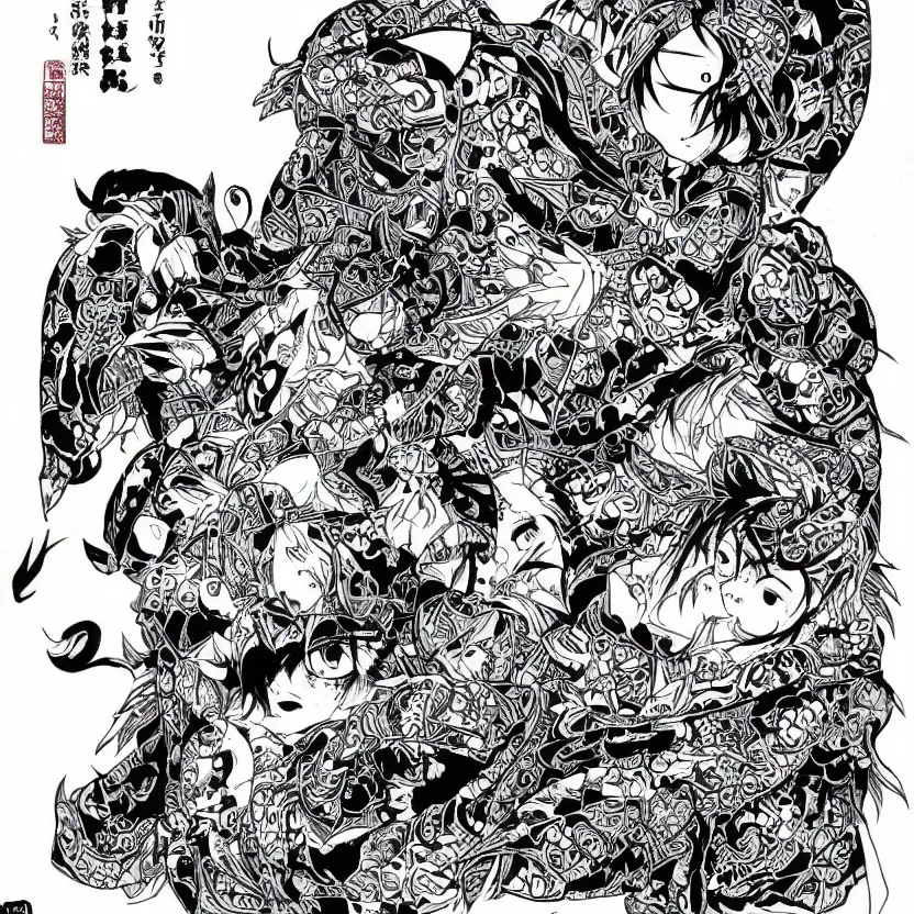 Image similar to nekojiru, inked by chiyomi hashiguchi
