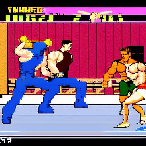 Image similar to a screenshot of final fight the videogame movie, 3 5 mm lens