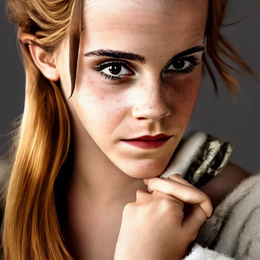 Image similar to Emma Watson modeling as Ilia from Zelda, (EOS 5DS R, ISO100, f/8, 1/125, 84mm, postprocessed, crisp face, facial features)