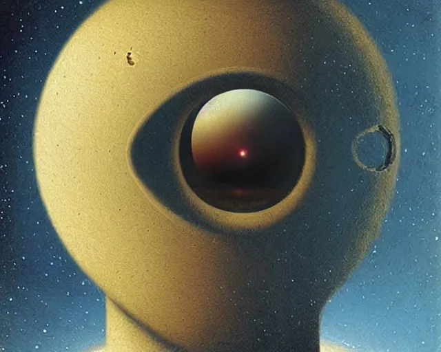 Image similar to universe a cosmology quest a mental state, a closeup simple vector pop surrealism, by ( leonardo da vinci ) and greg rutkowski and rafal olbinski