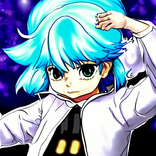 Image similar to michael Jackson as cirno touhou