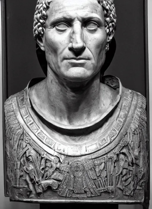 Image similar to a full portrait photo of julius caesar, f / 2 2, 3 5 mm, 2 7 0 0 k, lighting, perfect faces, award winning photography.