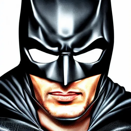 Image similar to jansen ackles as batman, hyper detailed masterpiece, digital art painting, hyper realism aesthetic