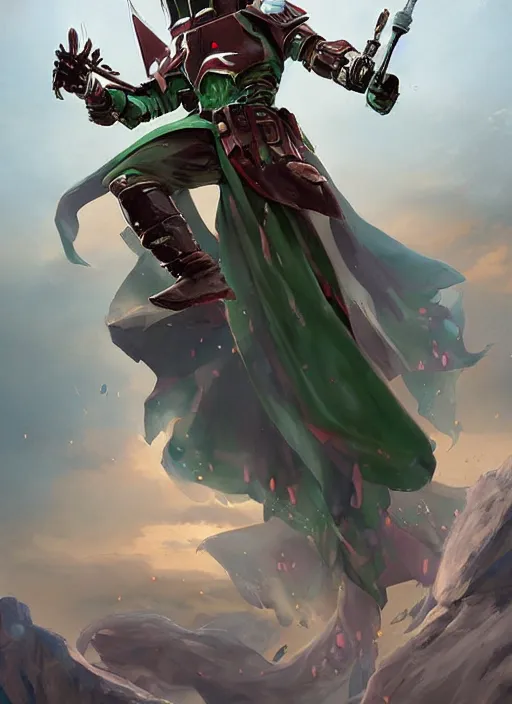 Image similar to arcane wizard x boba fett, fantasy inspired boba fett as a wizard in a scenic environment, 3 d digital art, character mashup, epic volumetric lighting, combination art, photorealistic, sharp focus, aesthetic, inspired by studio ghibli