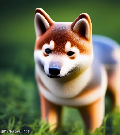 Prompt: award winning 5 5 mm photo of a shiba inu tapir hybrid in a part.. dof. bokeh. life - like. very detailed 8 k. intricate. soft light. nikon d 8 5 0.